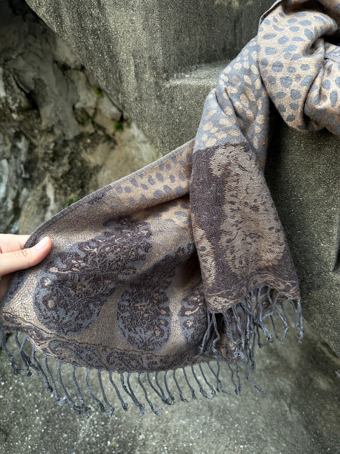 Vintage brown leopard muffler 상품이미지4
