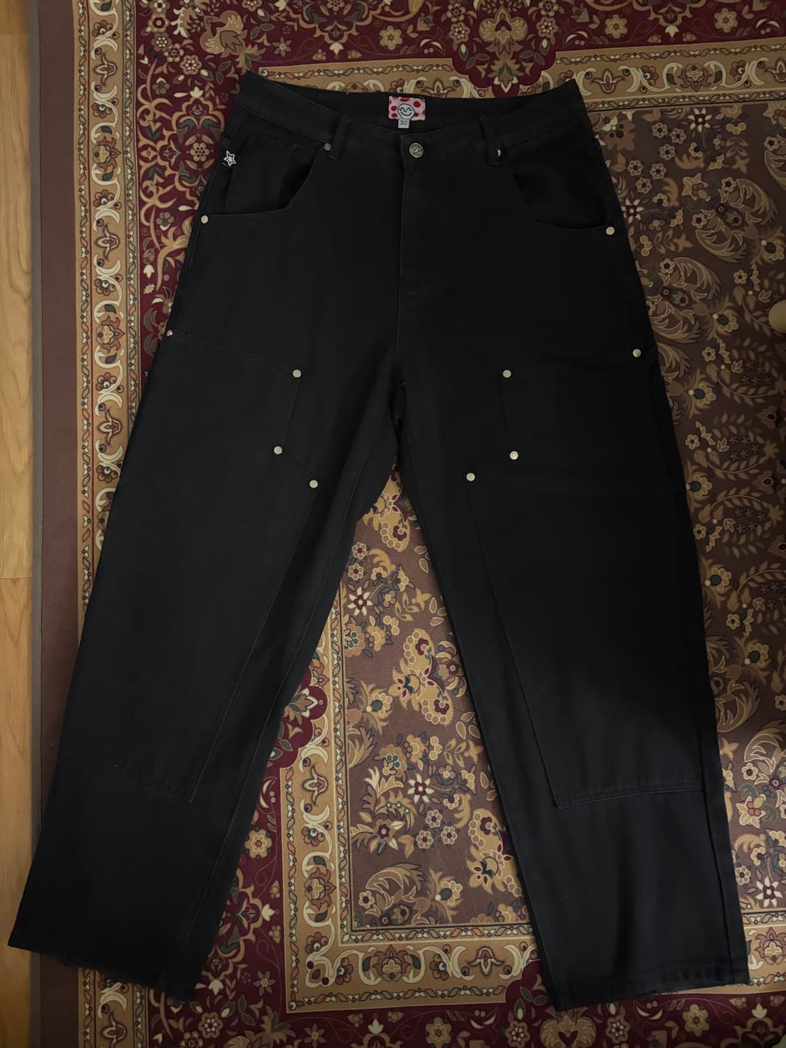 스타팀 더블니 블랙 상품이미지1