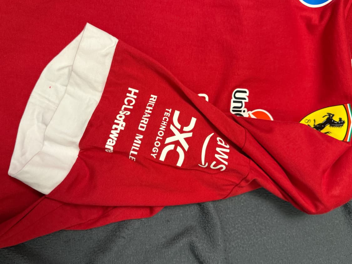 [XL] 2025 f1 푸마 스쿠데리아 티셔츠레드 상품이미지2