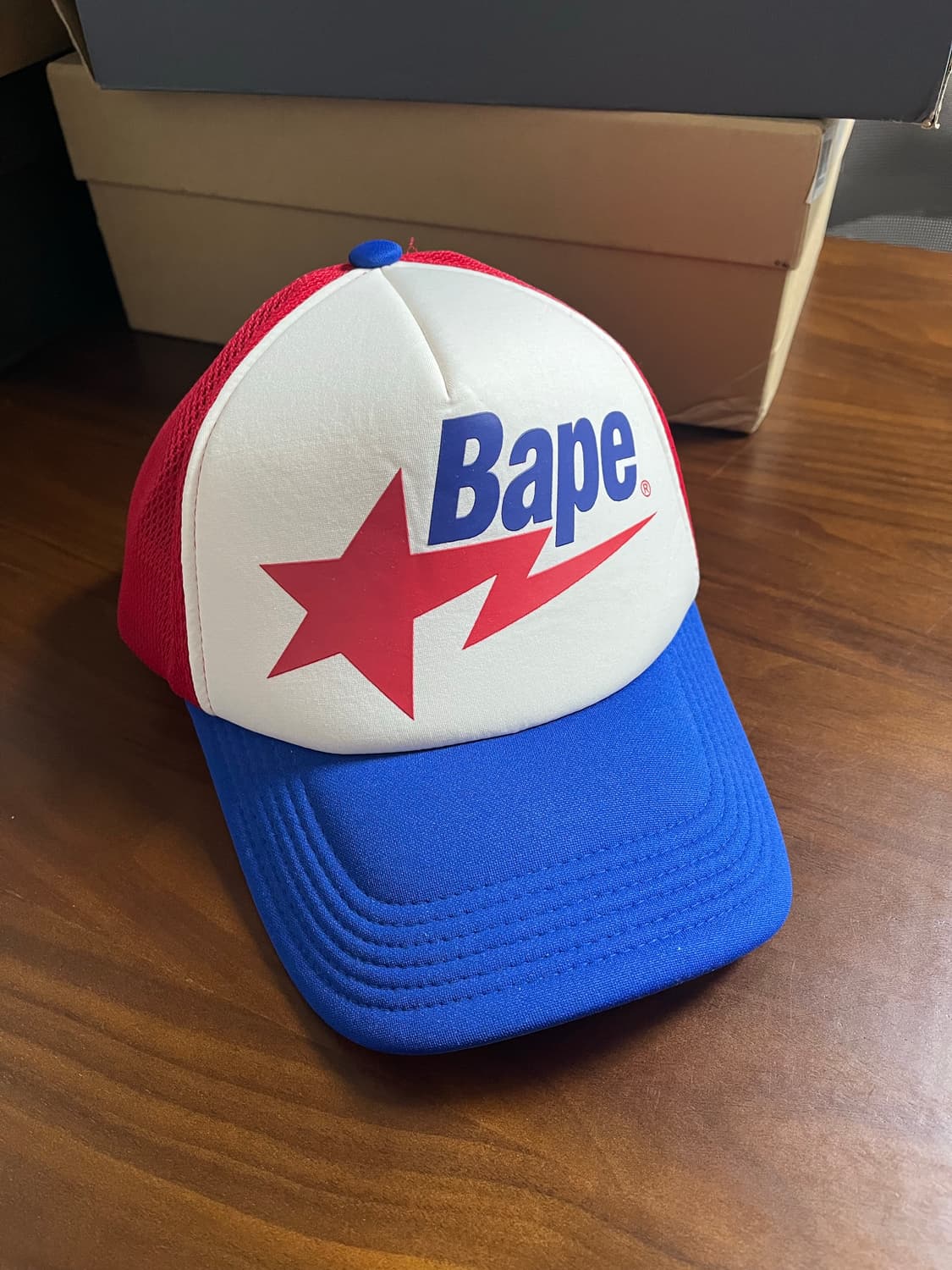 베이프 bape 스타메쉬캡 새상품 상품이미지1