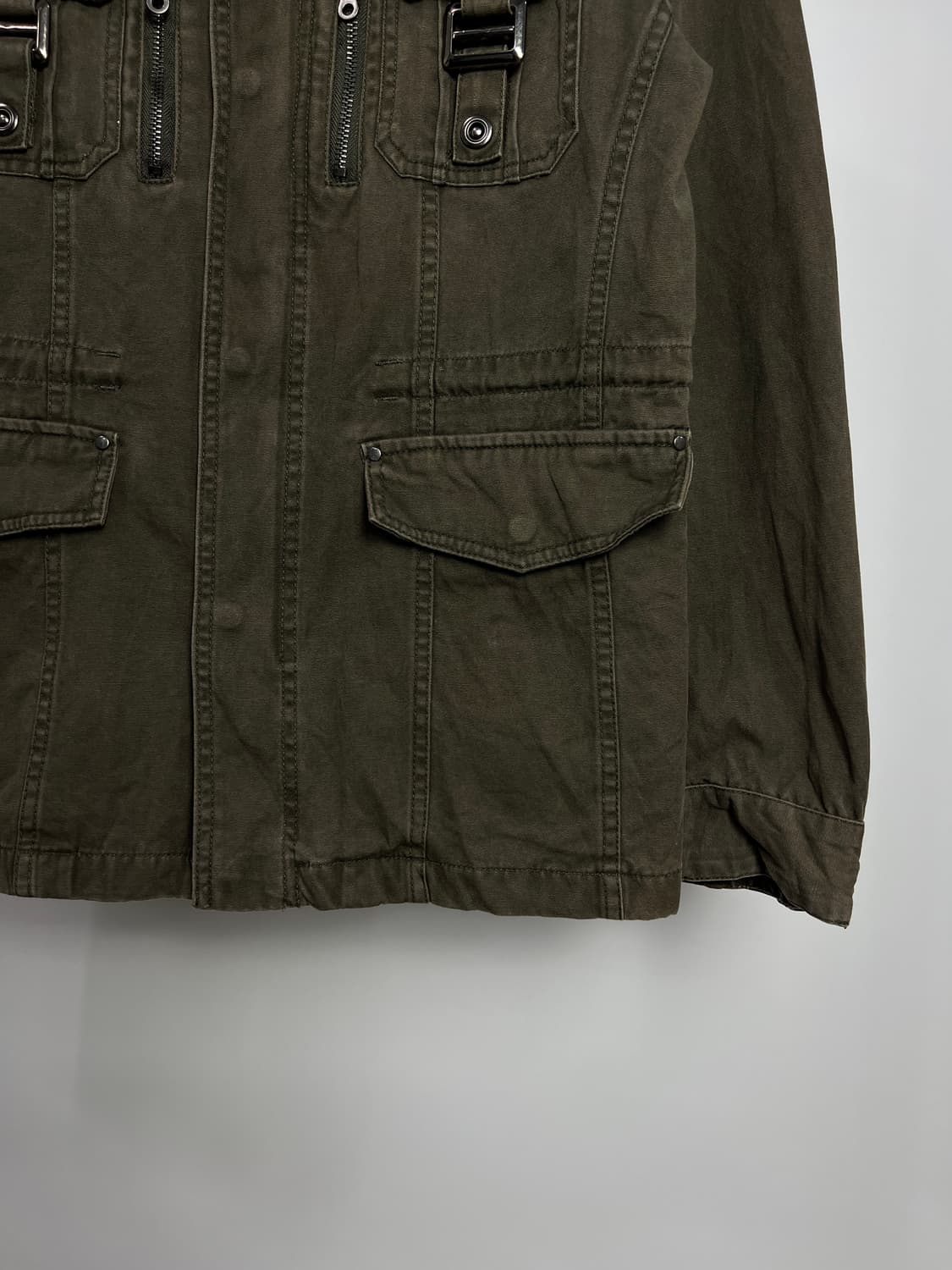 COMMONTAGE GARMENTS 밀터리리 집업 자켓 상품이미지3