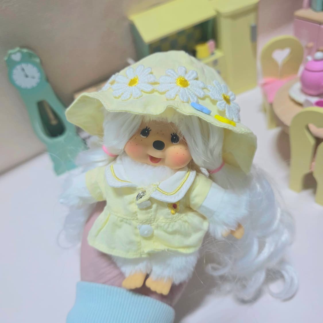 노란 인형옷 세트 판매 몬치치 ss에 맞아요 상품이미지1