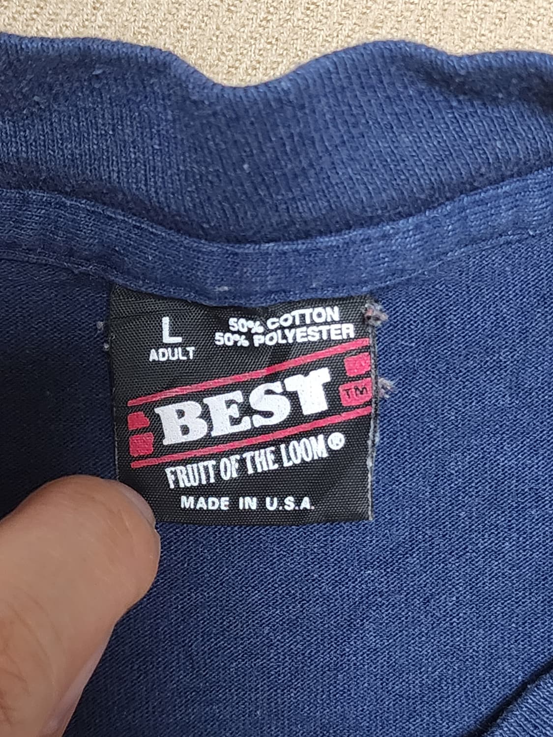 90s Fruit of the Loom BEST 싱글스티치 반팔티24 상품이미지3