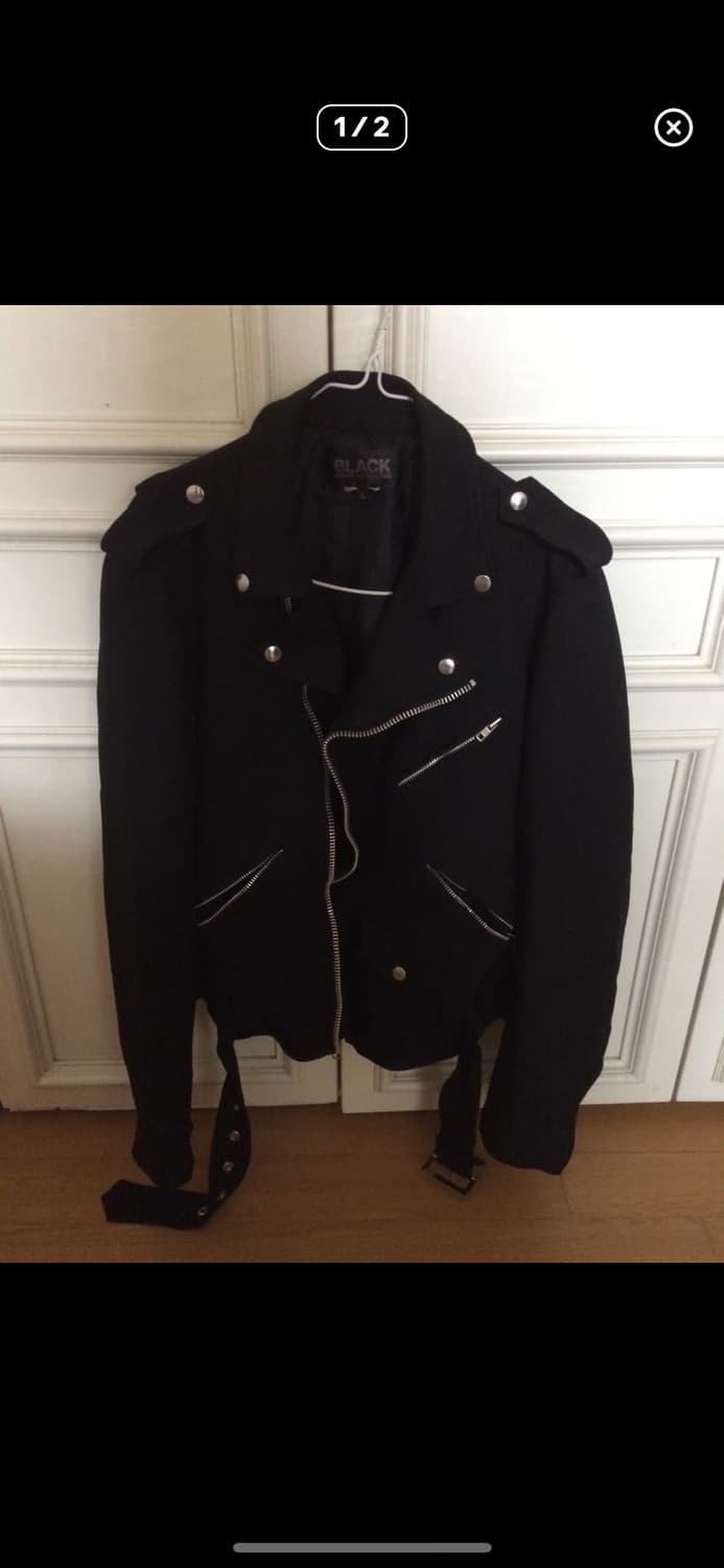 꼼데가르송 축융 울 라이더 자켓 삽니다 상품이미지1