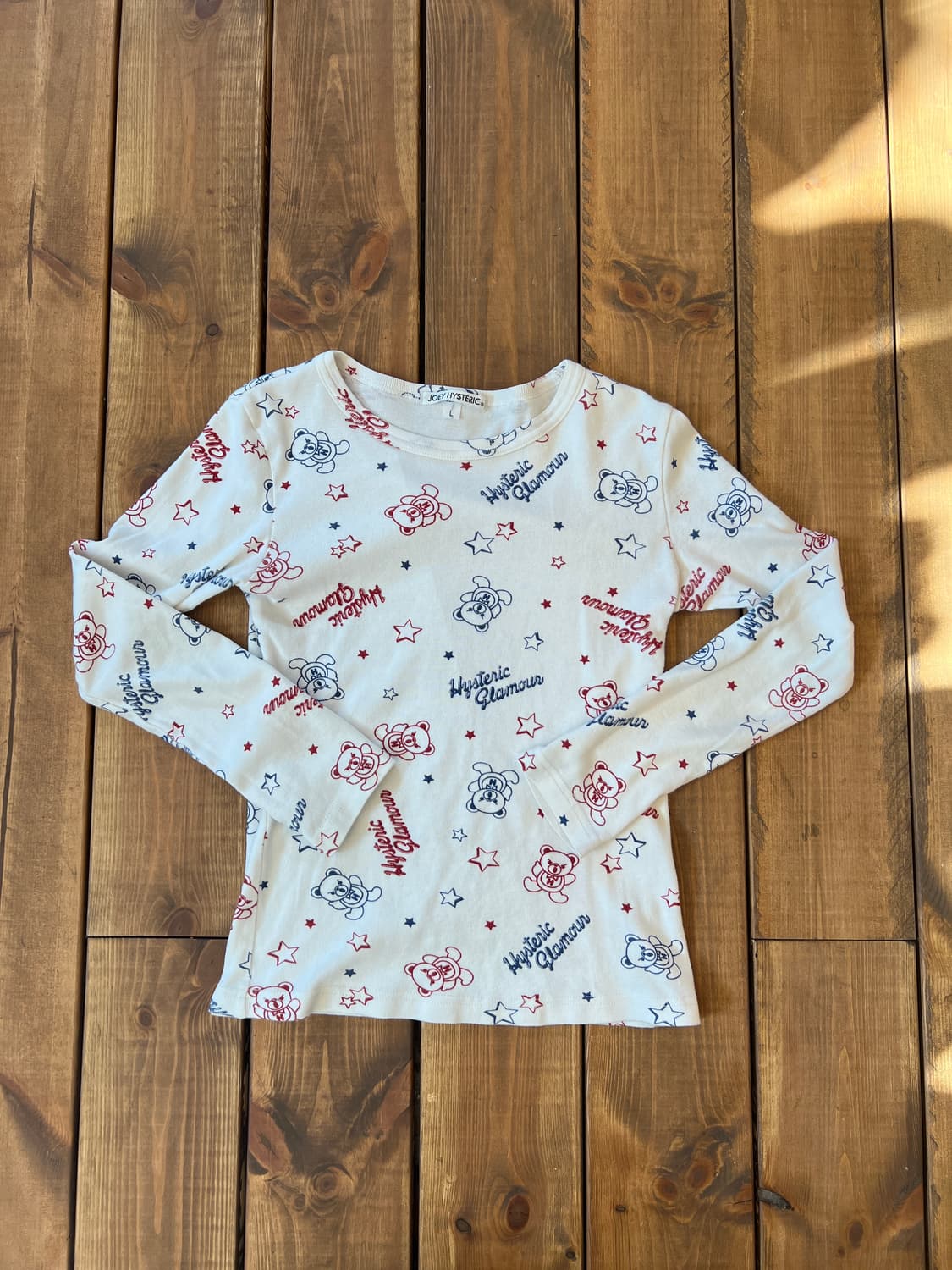 Joey 히스테릭글래머 화이트 퍽베어 크롭탑 상품이미지5