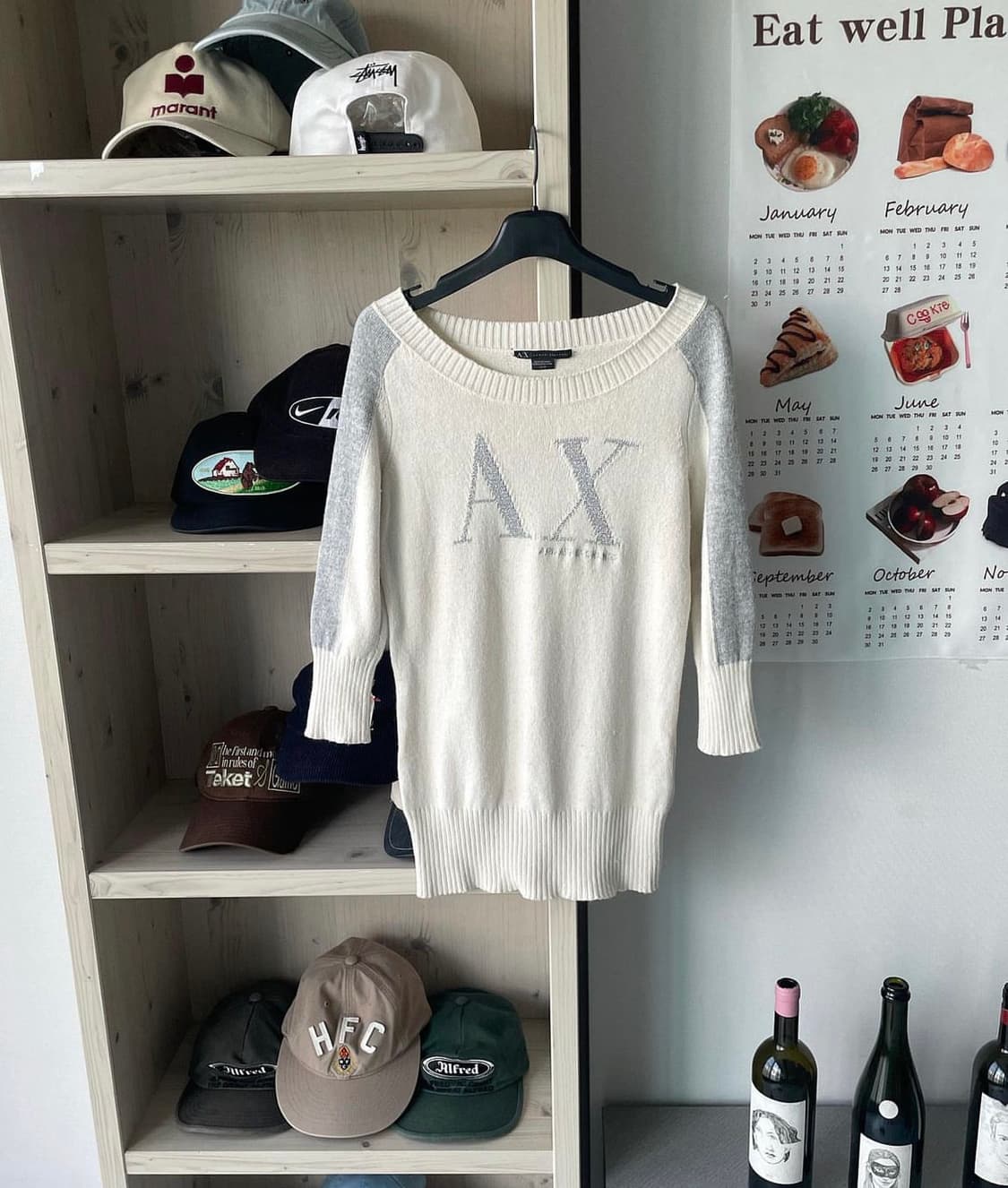 알마니 로고 니트 상품이미지1