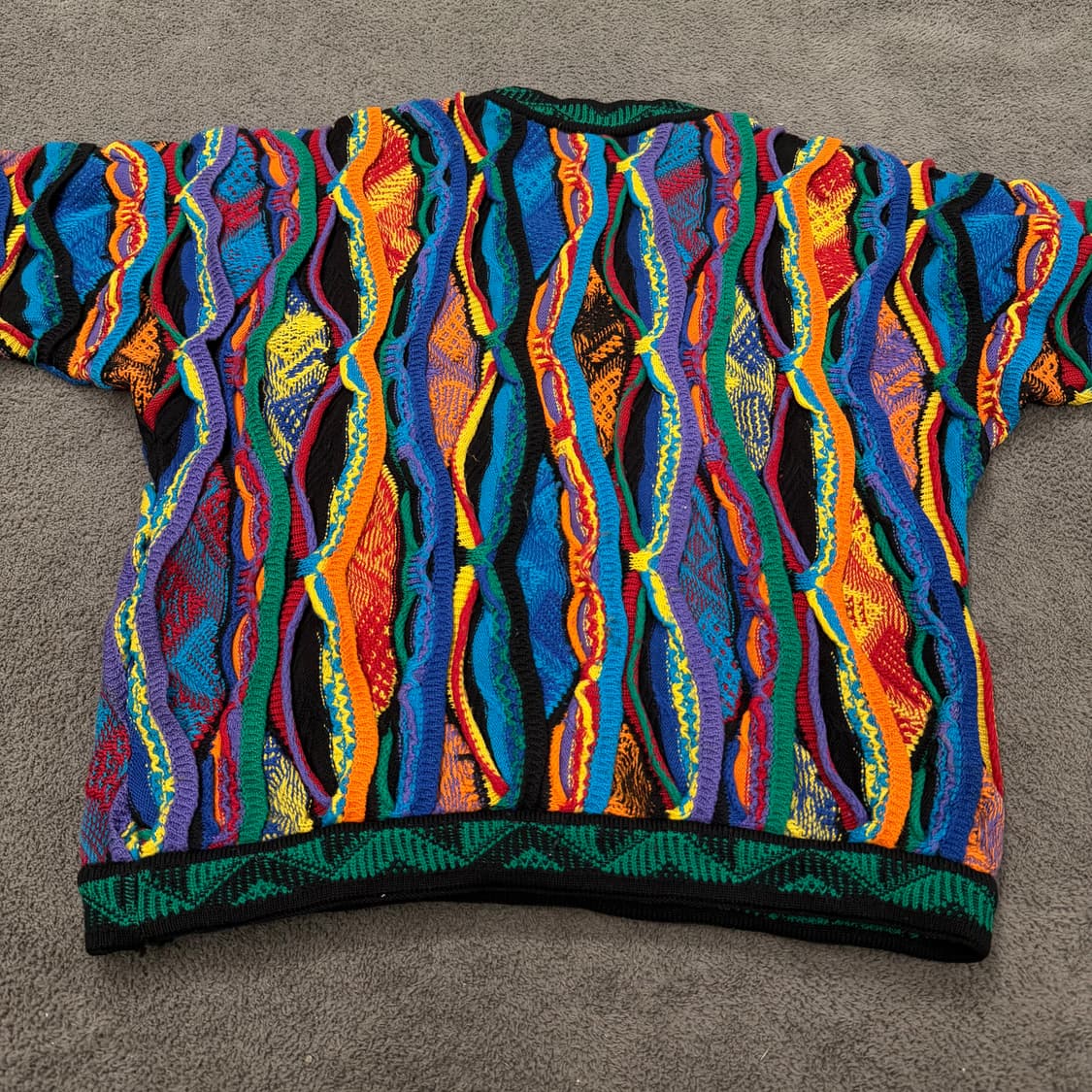 [ 정품/L ] 쿠지 빈티지 케이블 니트티 상품이미지4