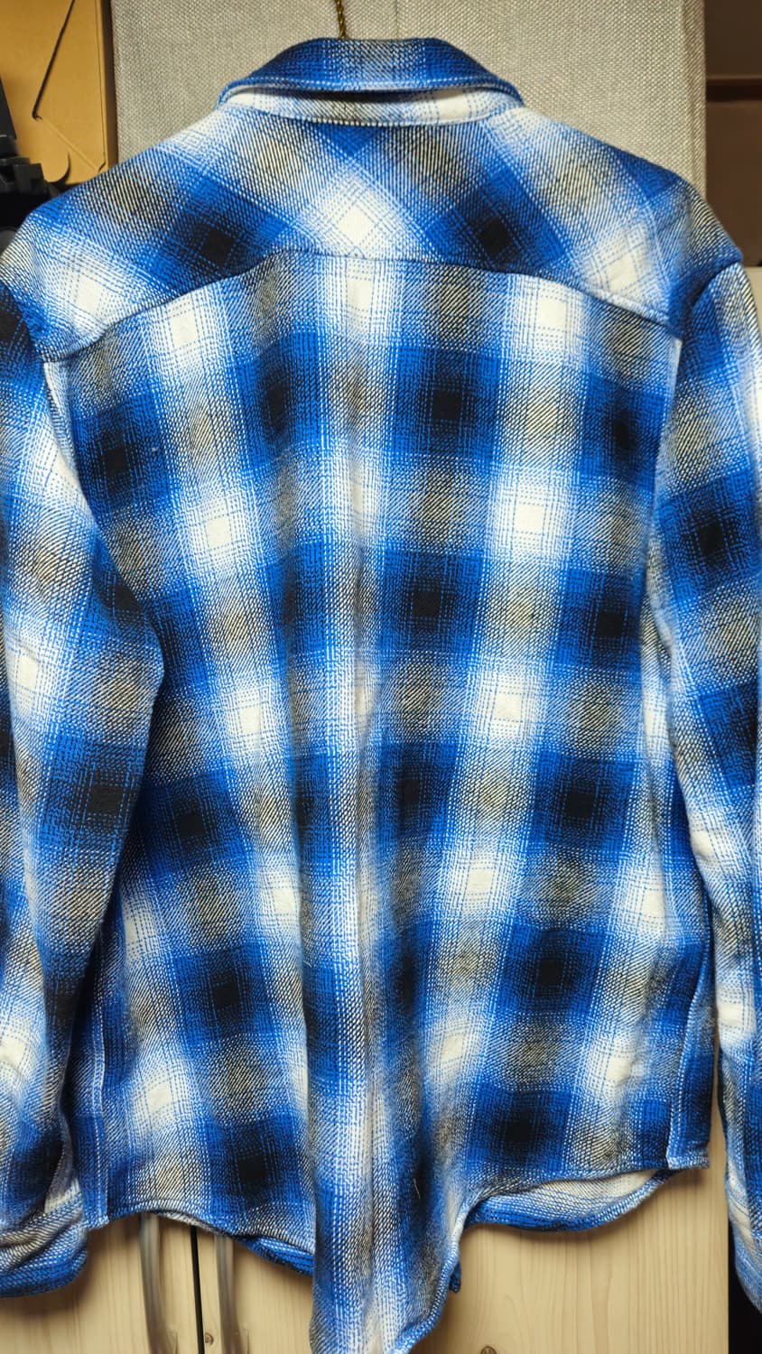 빈티지 옴브레 체크셔츠 상품이미지3