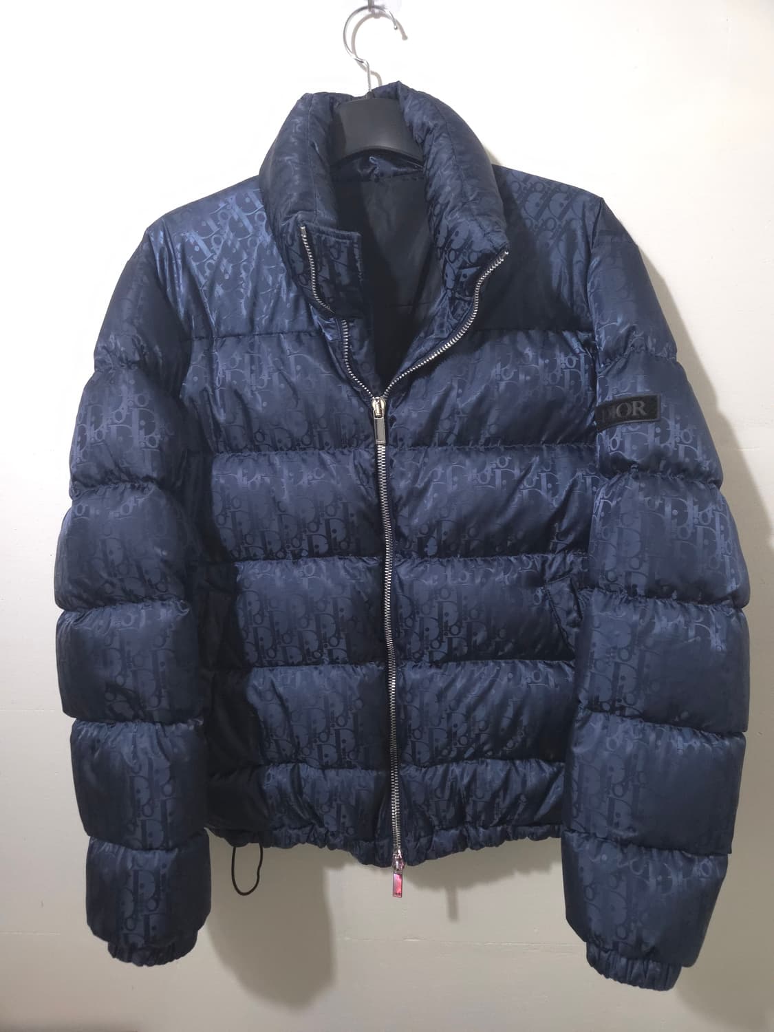 [새상품급] 디올 풀 오블리크 다운 패딩 Navy 상품이미지1