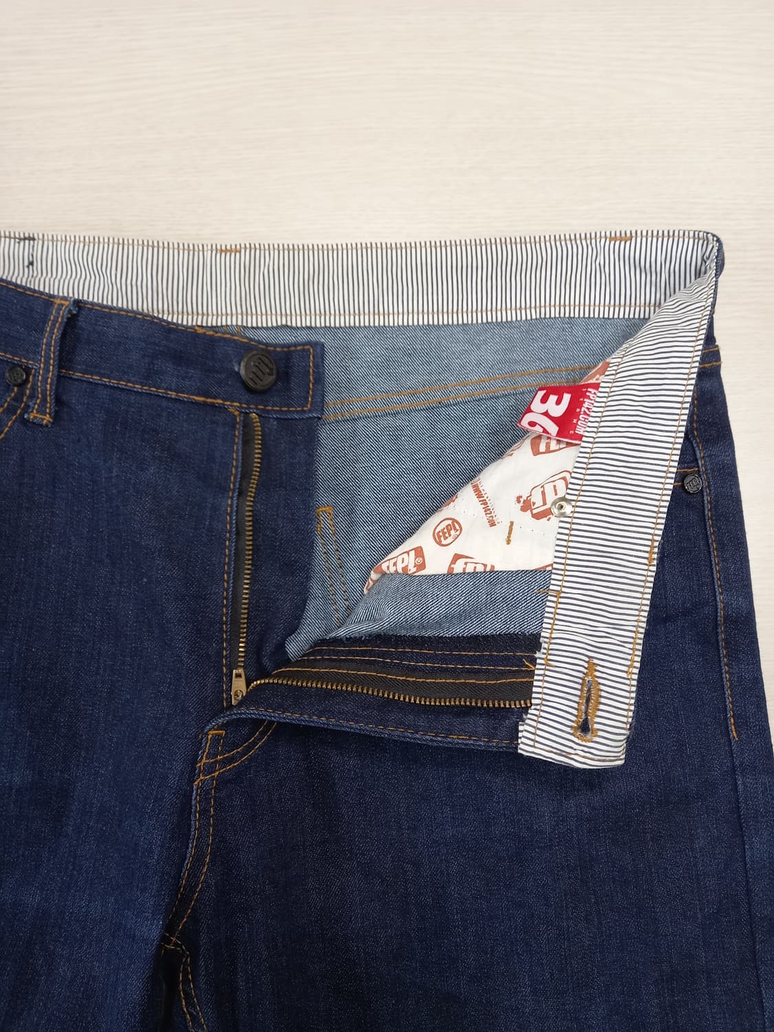 36 FEPL JEANS 스판 데님반바지 진청 36-446 상품이미지4