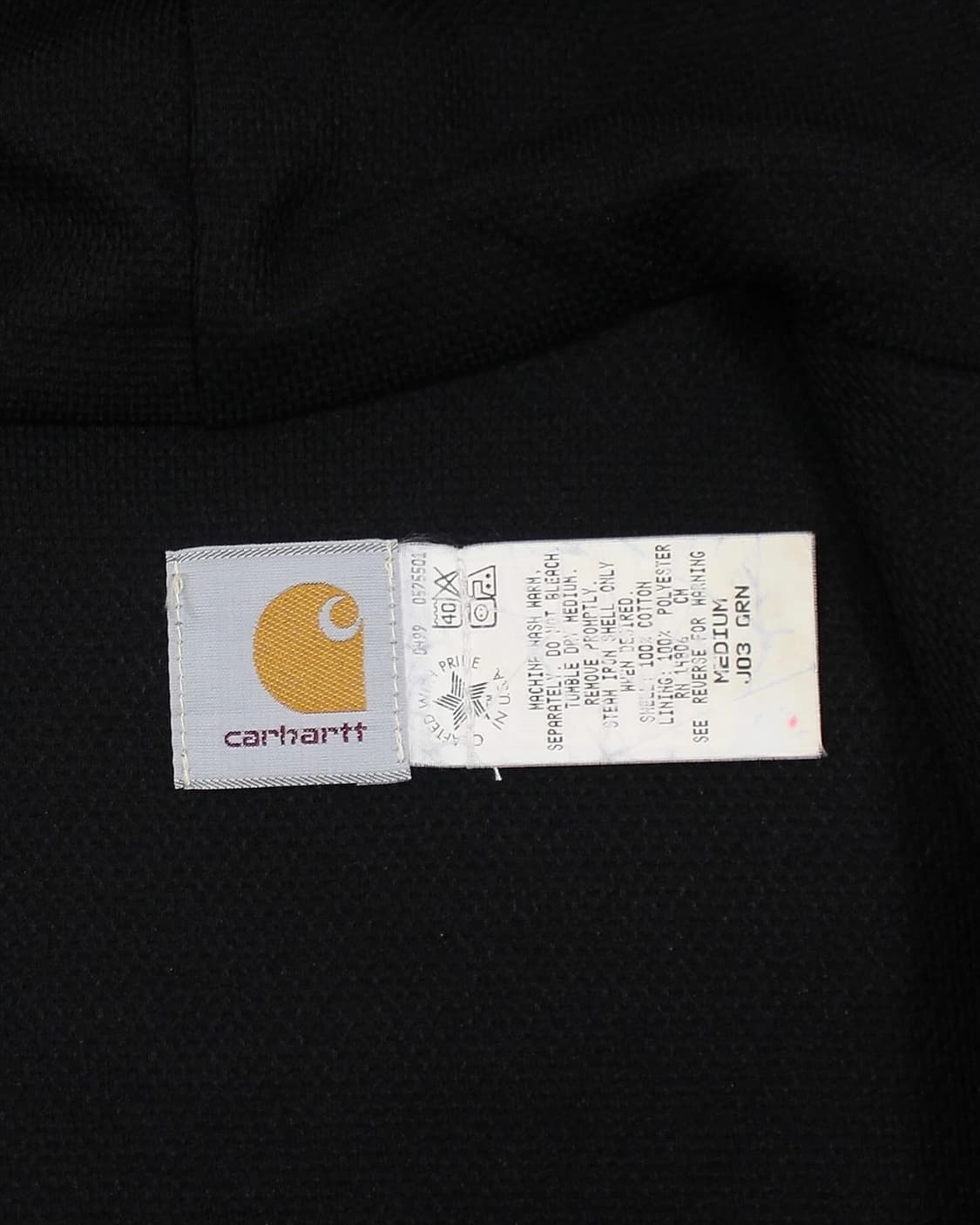 1999 USA 칼하트 J03 GRN 그린 덕 액티브 자켓 빈티지 미국제 상품이미지5