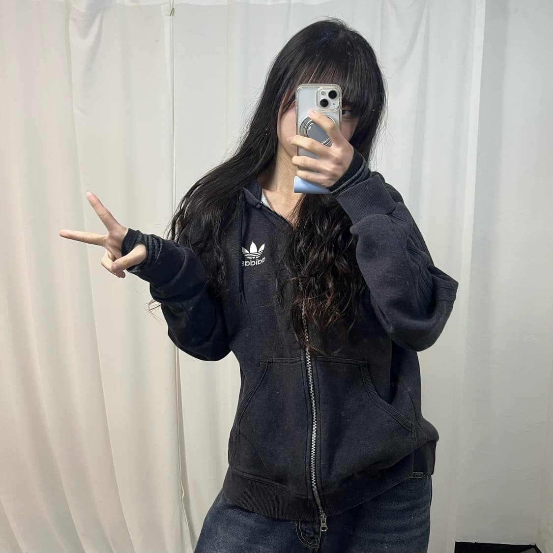 Adidas Two-Way Firebird Hoodie Zip-Up   상품이미지2