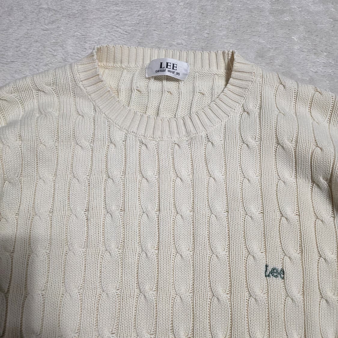 (M)LEE 빈티지 케이블 니트  상품이미지2