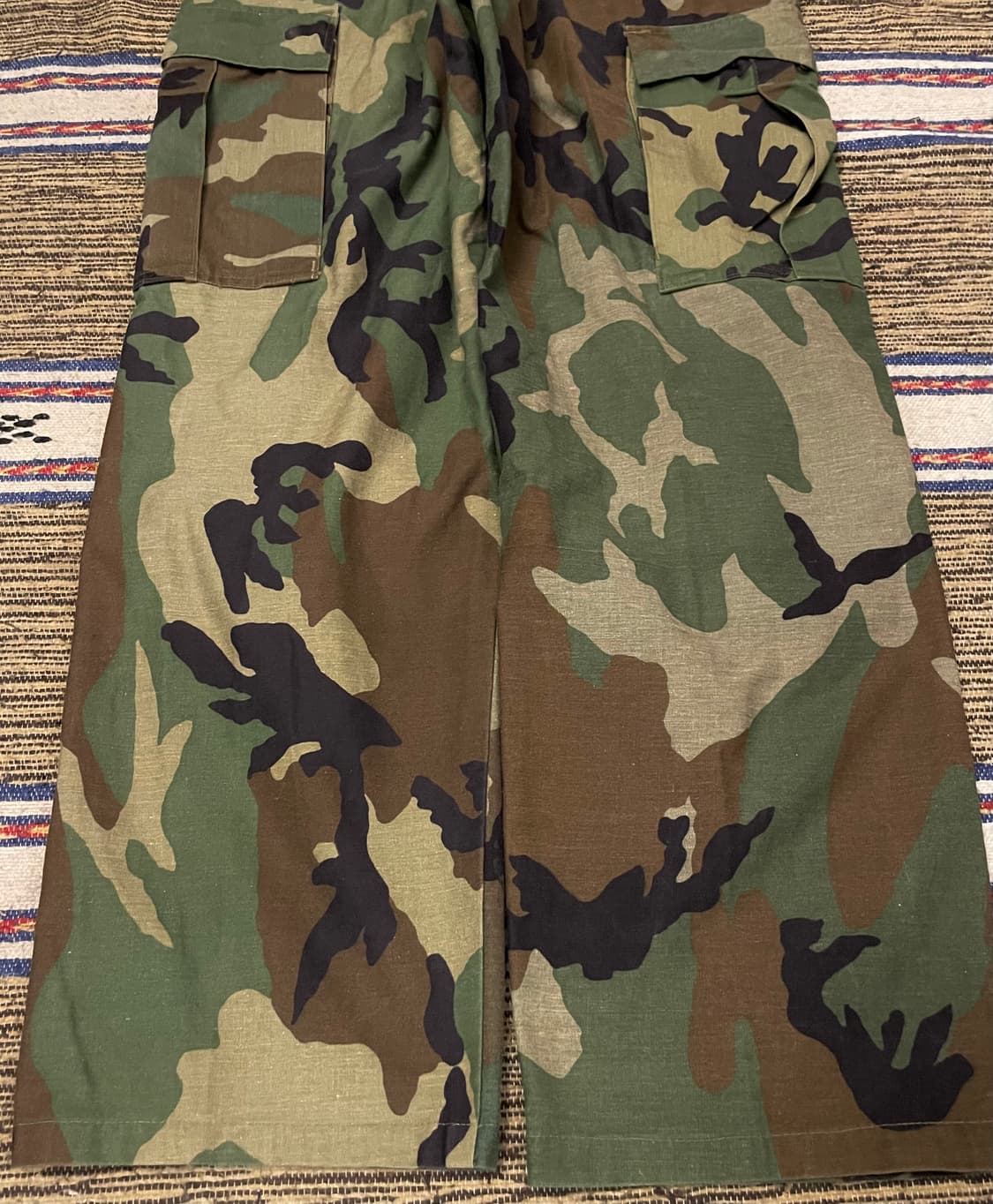 (M/R)80s US army 밀리터리 카모 우드랜드 카고팬츠 상품이미지8