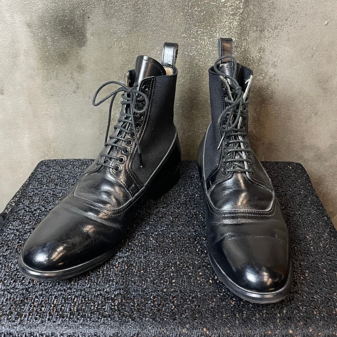 93aw 요지 야마모토 펨드 레이스업 부츠 상품이미지1