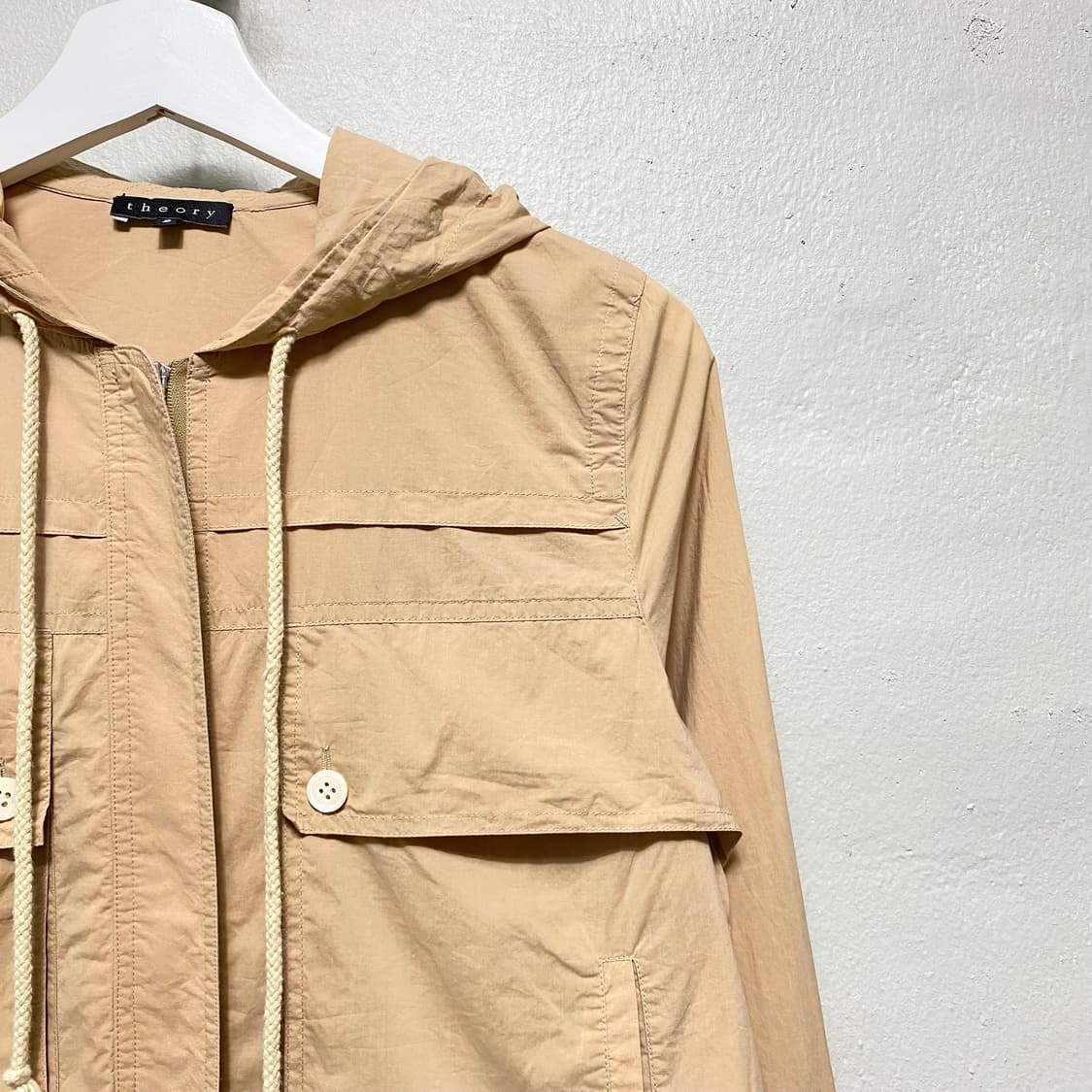 띠어리 디자인 후드 자켓 상품이미지3