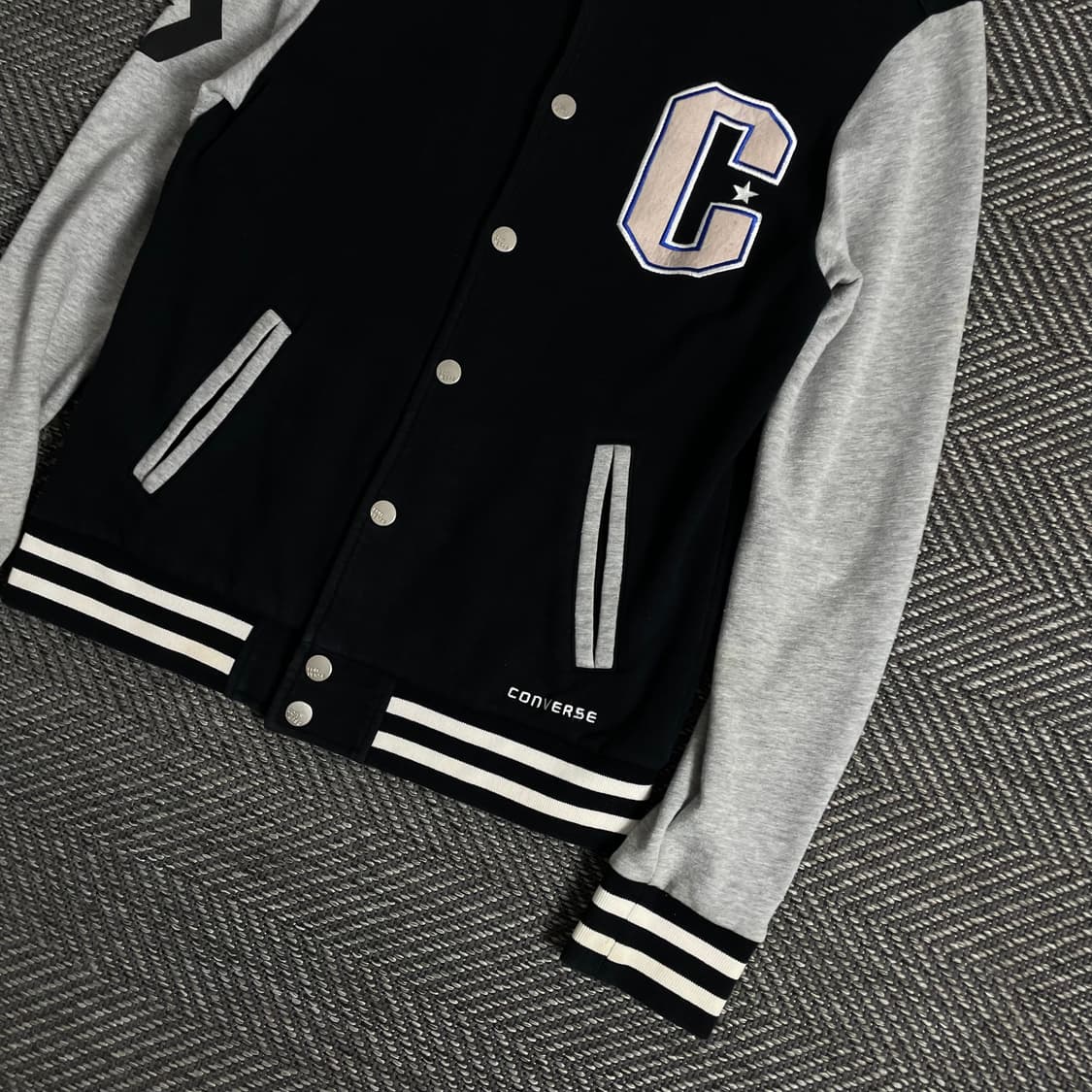 00s 컨버스 빅로고 올드스쿨 스웻 바시티 자켓o 3361 상품이미지5