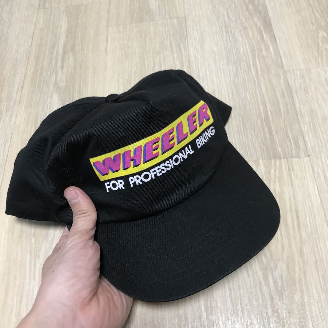 (ONE SIZE) 휠러 바이크 샵 WHEELR 올드스쿨 5패널 스냅백 상품이미지8