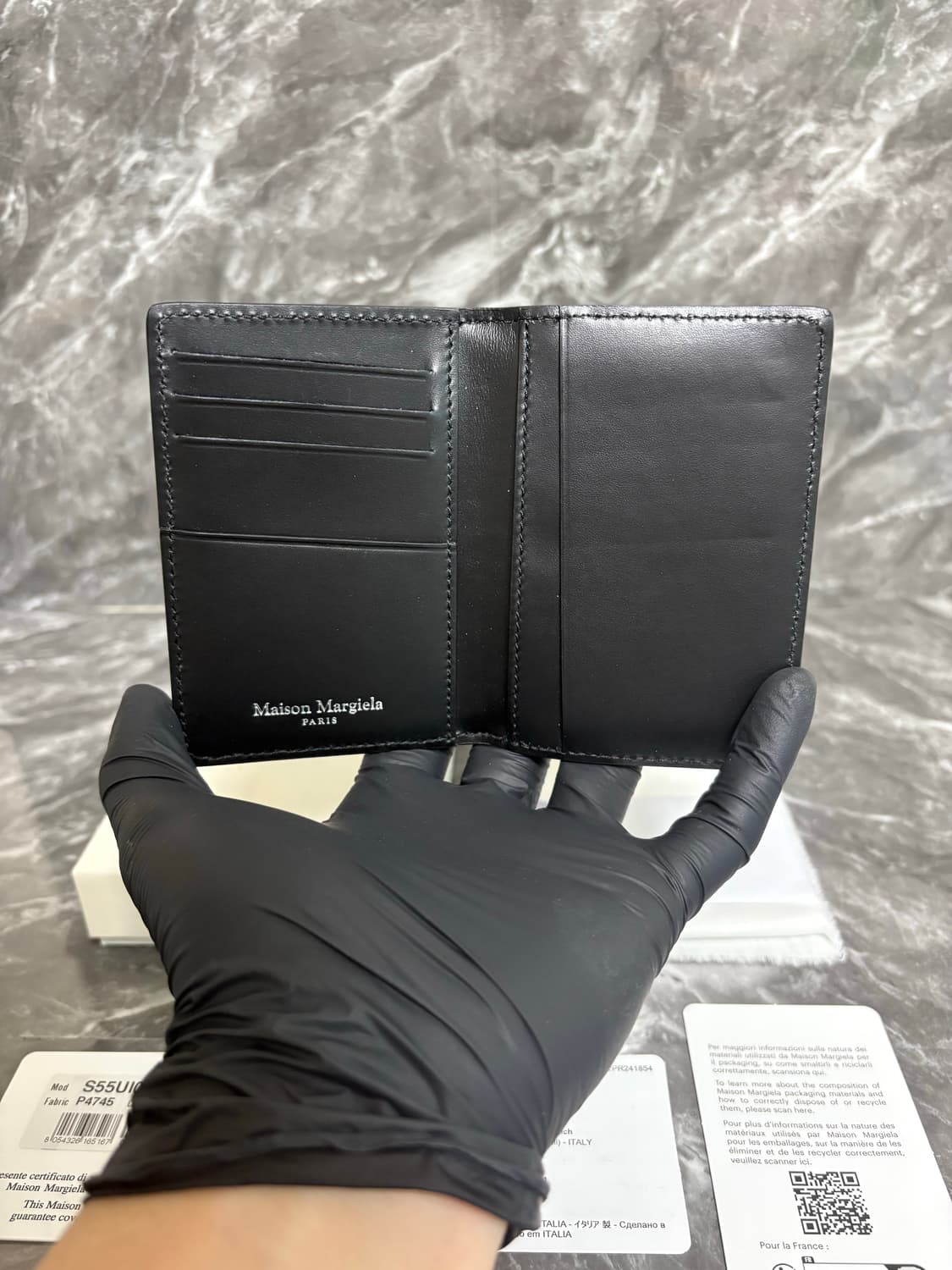 [새상품급] 마르지엘라 레더 바이폴드 오거나이저 카드지갑 상품이미지3