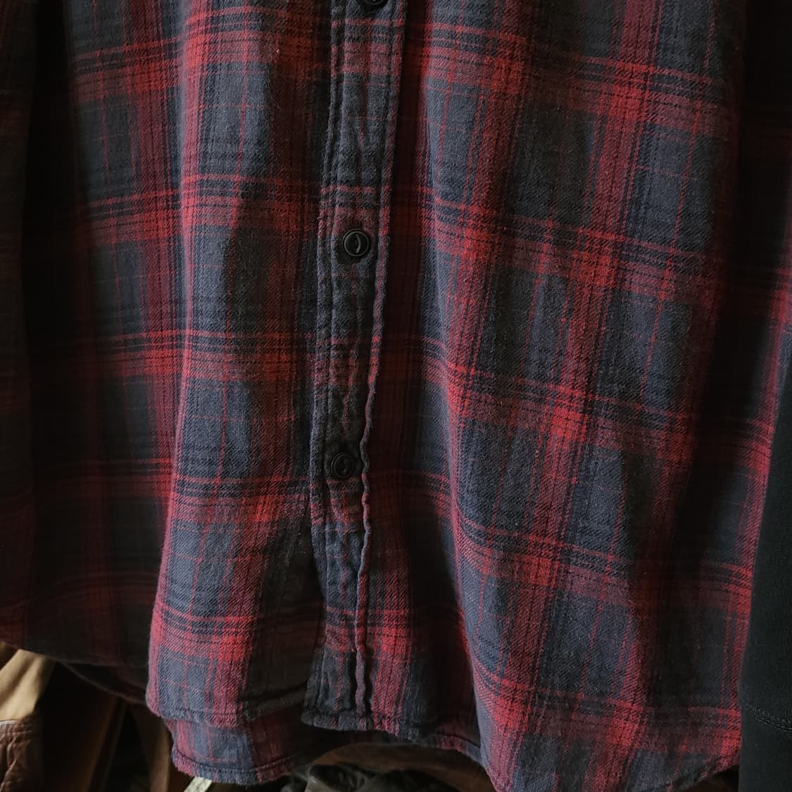 폴로 데님앤서플라이 플레드 셔츠 체크 후드 셔츠 Xl 상품이미지7
