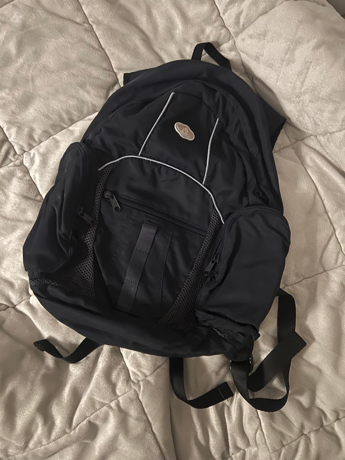 (뉴진스 해린, 조이 착용) 코이세이오 스마트어반유즈풀 백팩 네이비 상품이미지4