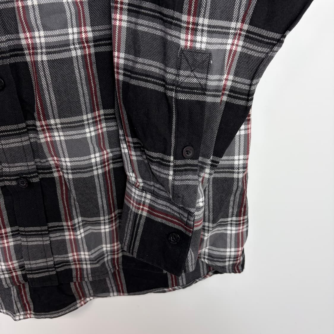 펠레펠레 레터링 체크 셔츠 상품이미지7