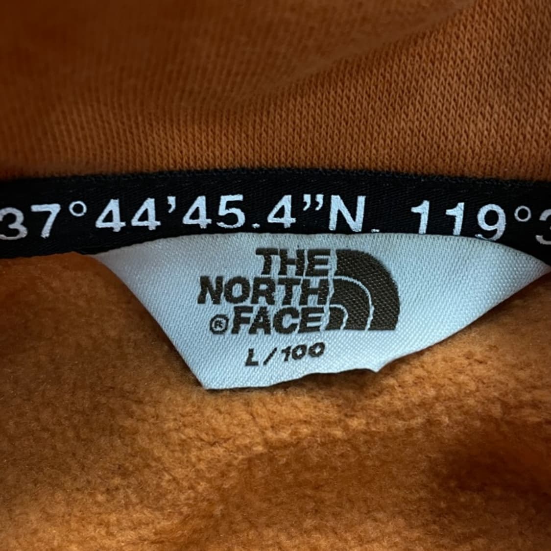 100 노스페이스 오렌지 집업 상품이미지3