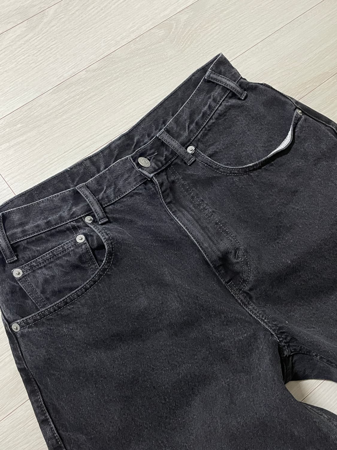 [S]디스이즈네버댓 릴렉스드 진 블랙 상품이미지5