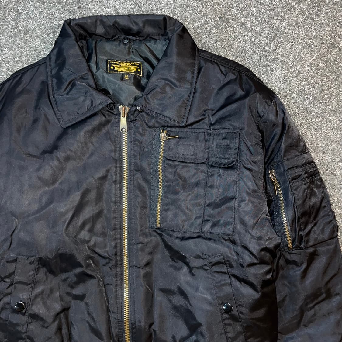 JPN 멀티 포켓 나일론 봄버 상품이미지2