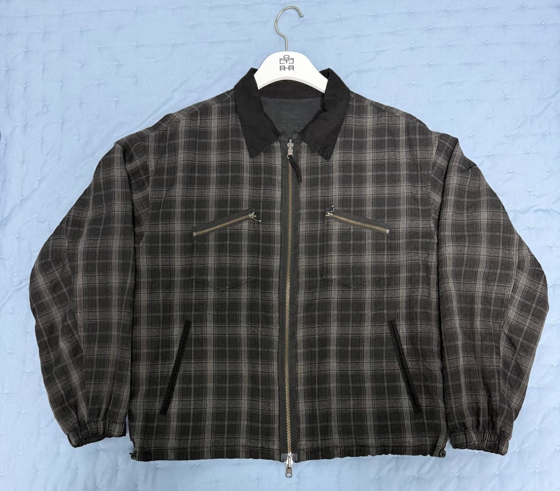 25SS 폴리테루 라미체크 블랙 2사이즈 상품이미지2