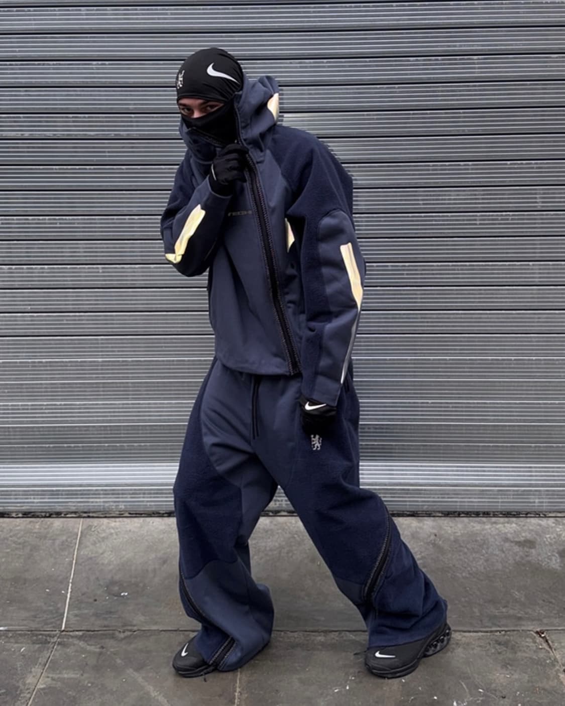 (XL) 00s 오클리 아카이브 플리스 후리스 후드 블랙 상품이미지8