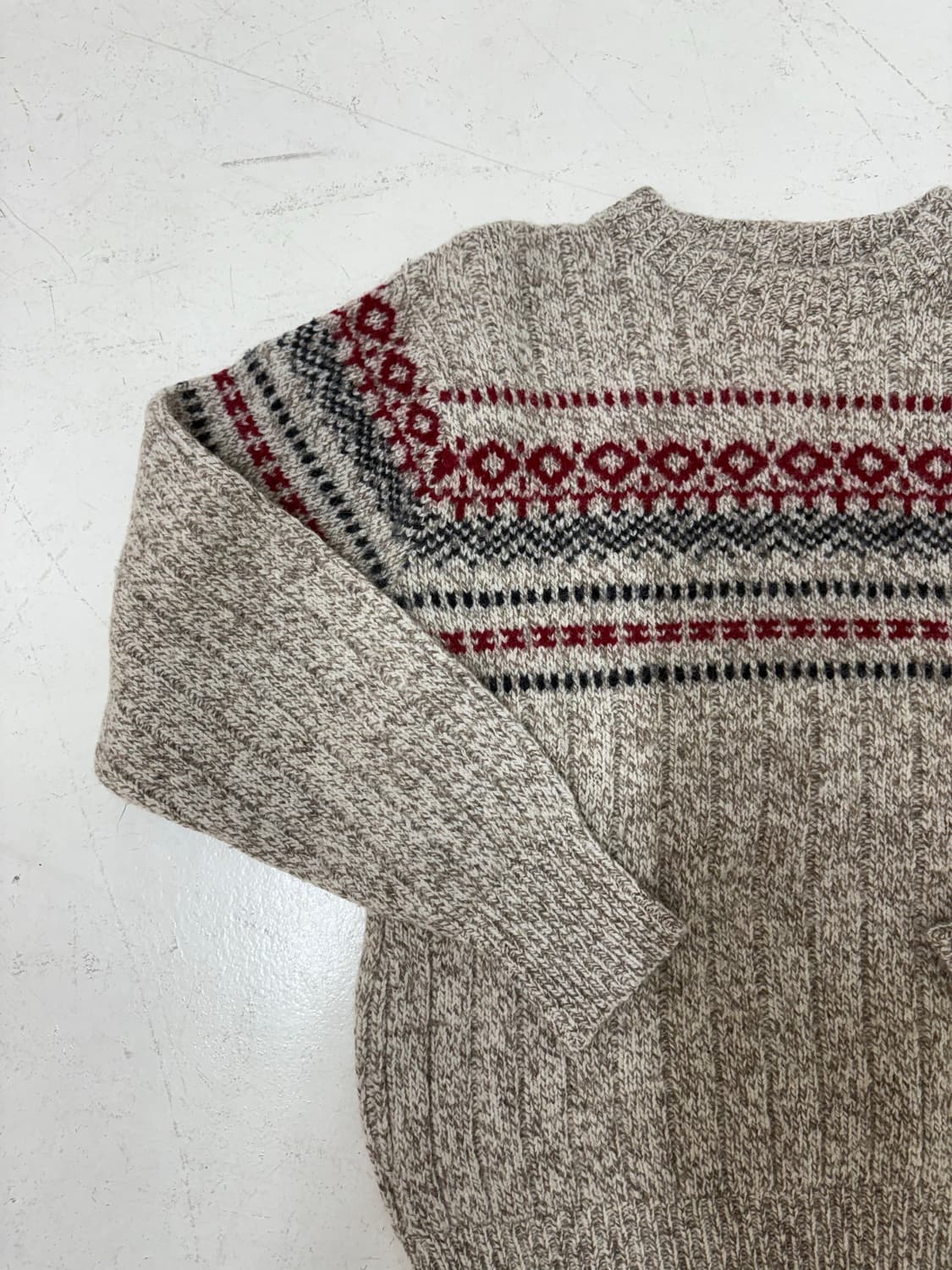 80’s LL Bean Nordic Wool Sweater 상품이미지3