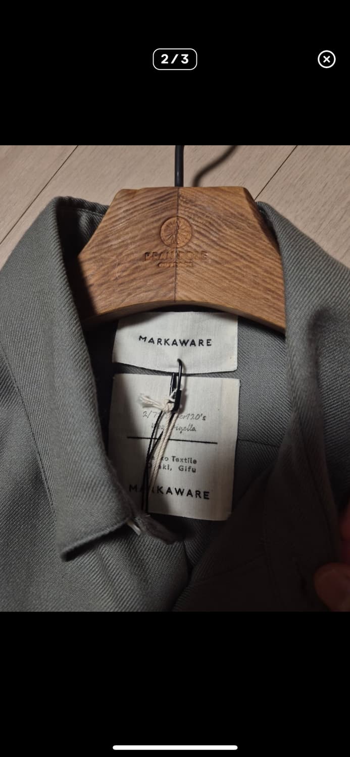 [새상품/2] 마카웨어 울셔츠 상품이미지2