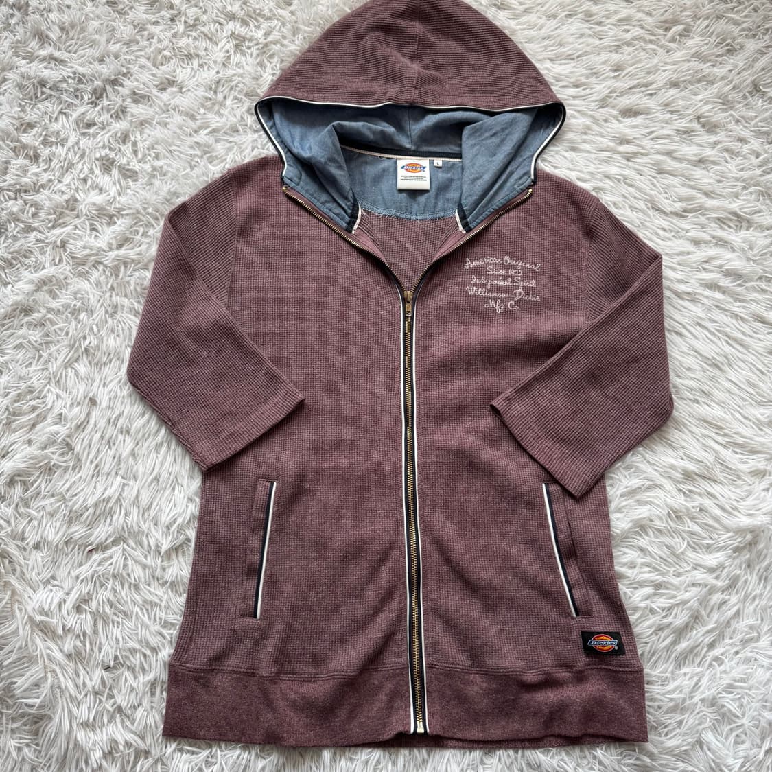 DICKIES 일본빈티지 후드집업 디키즈 7부 y2k 후드집업 L 100 상품이미지2