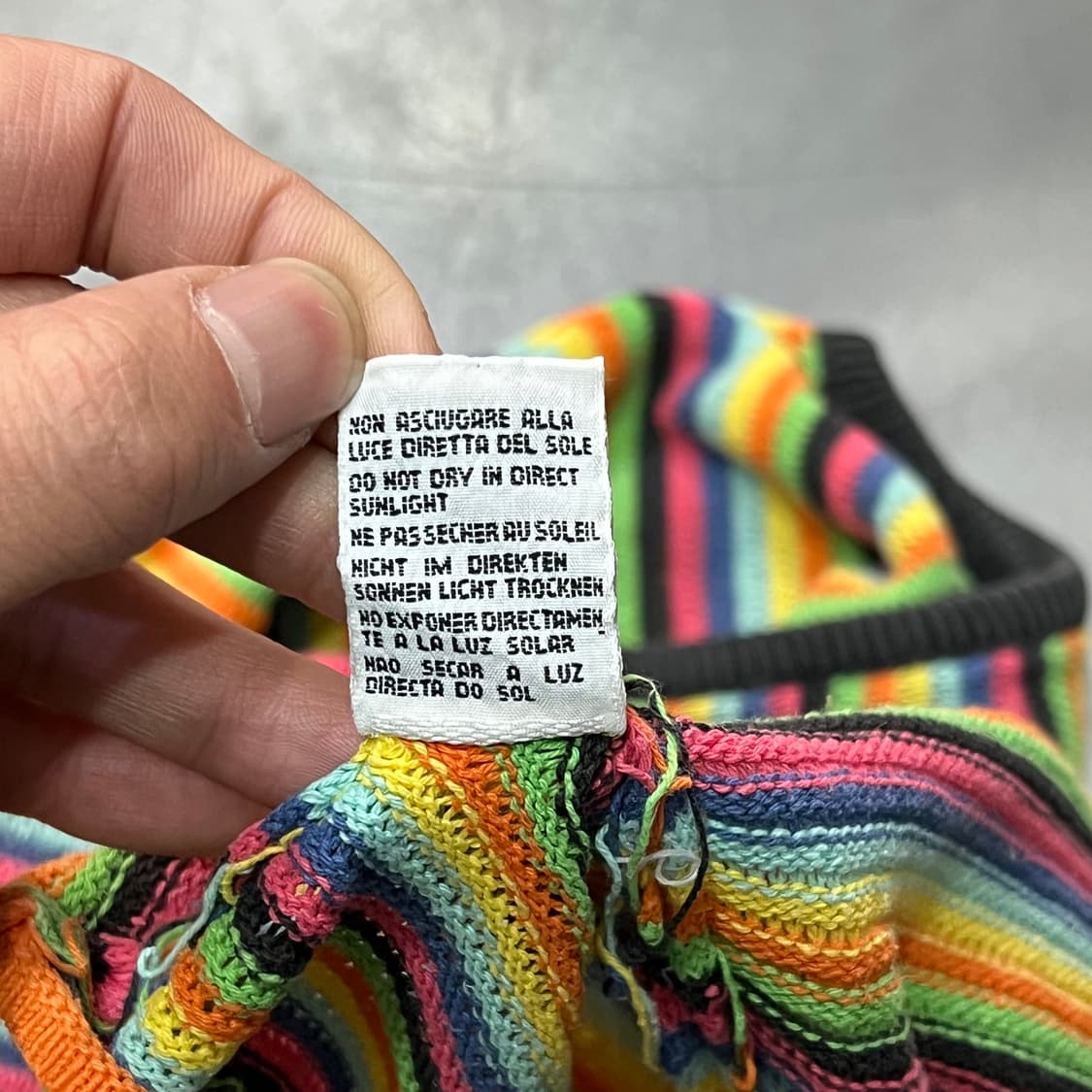  베네통 스트라이프 슬리브리스 니트 원피스 y15984 상품이미지7