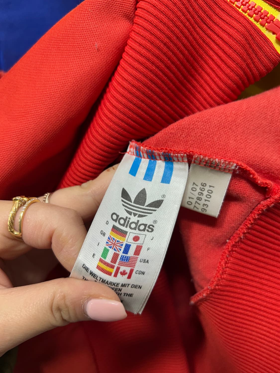 아디다스 에콰도르 트랙탑 져지 L 상품이미지3