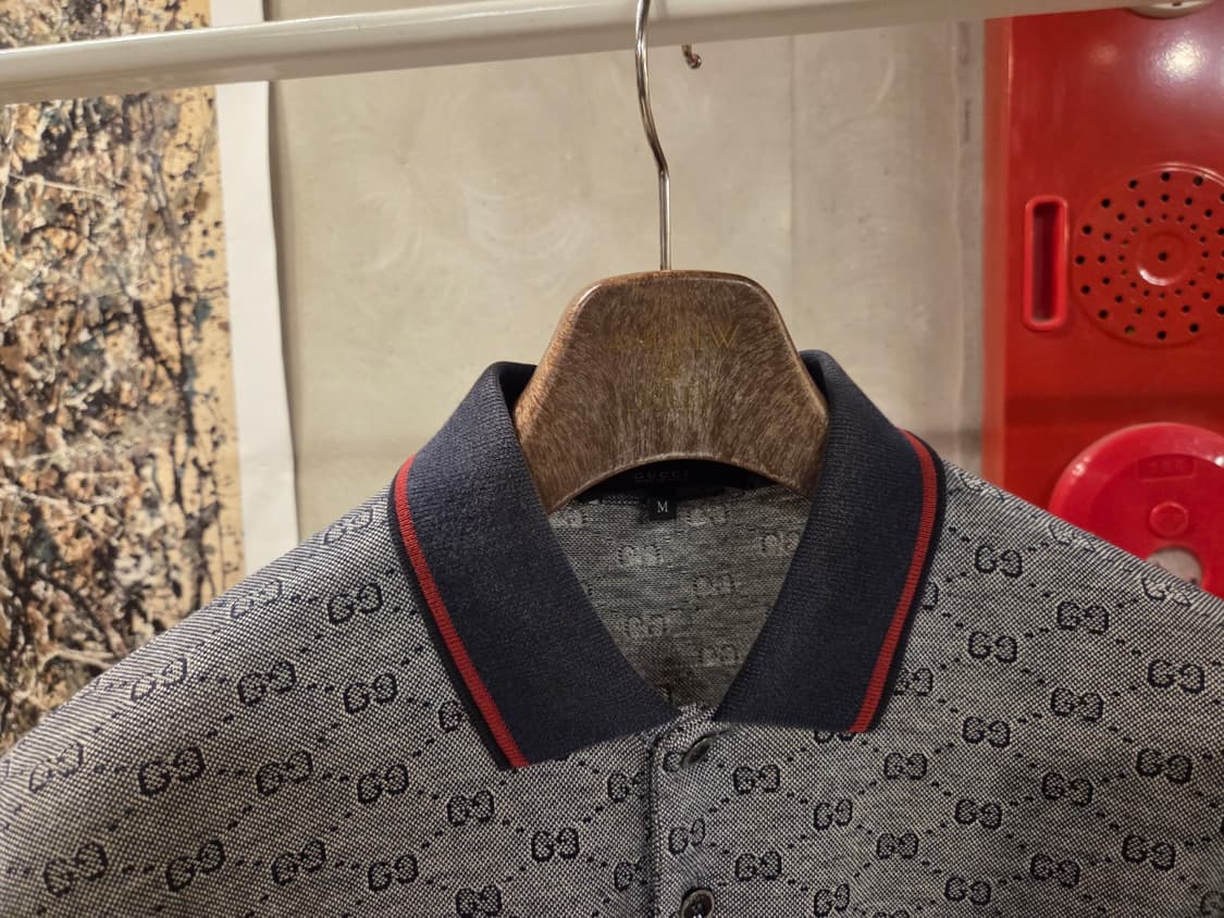 구찌 자가드패턴 클래식 PK 티셔츠 상품이미지9