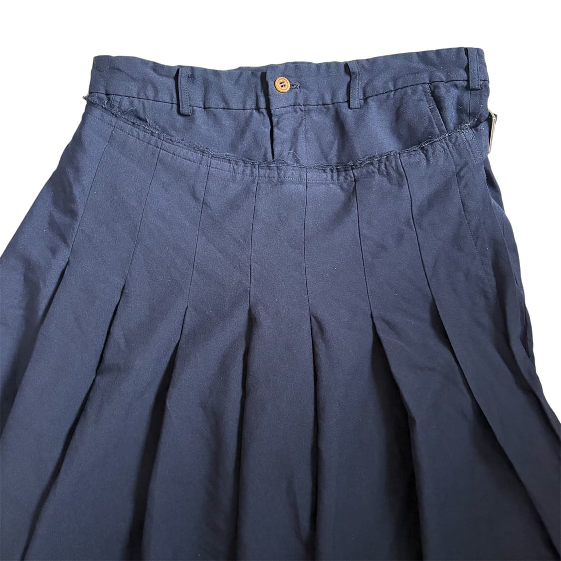 꼼데가르송 플리츠 레이어드 팬츠(네이비) 상품이미지4