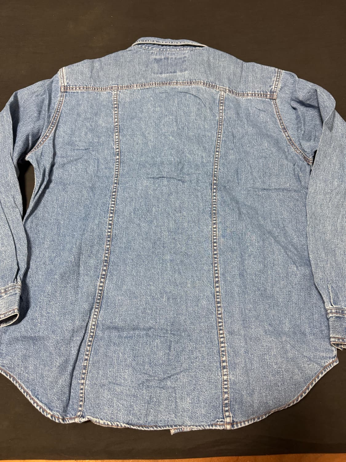 정품 90s 빈티지 리바이스 청남방 데님셔츠 L 상품이미지3