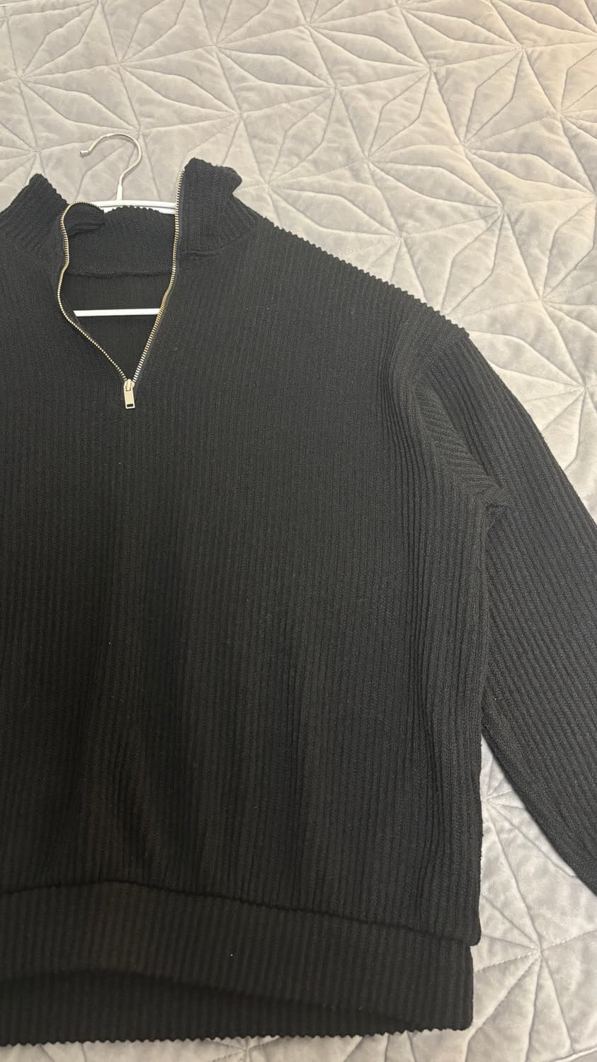 반집업 니트 상품이미지3