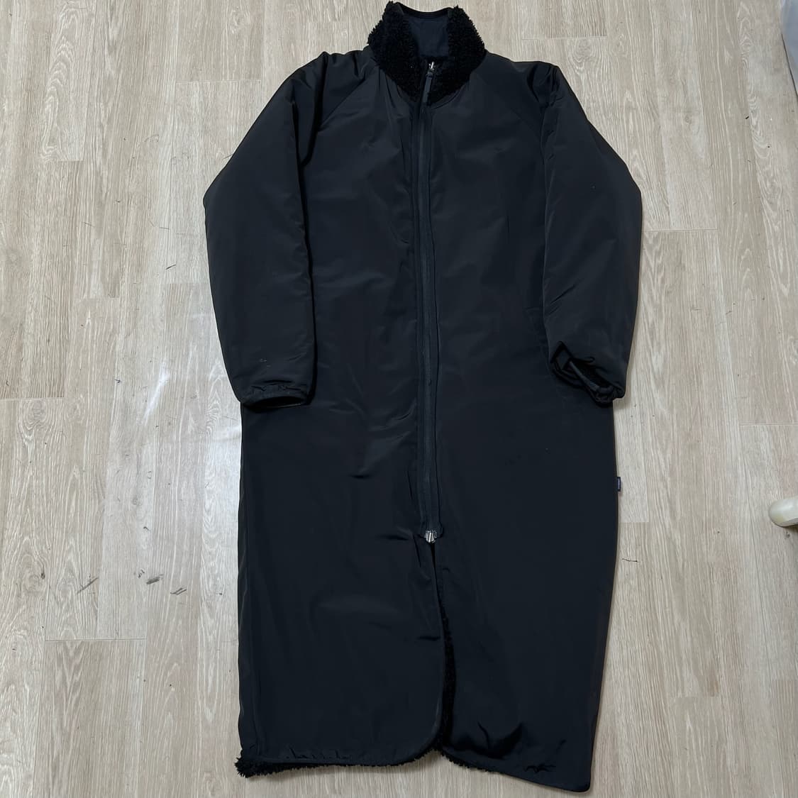 하이드아웃 리버시블 롱 후리스 코트 L/100  상품이미지3