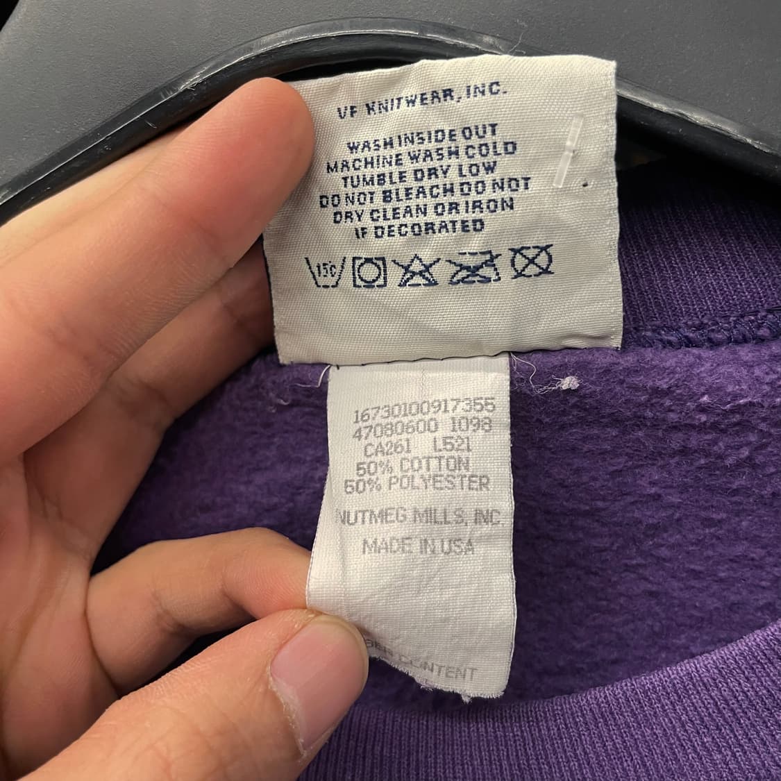 90s Lee 스포츠 미네소타 바이킹스 스웻 셔츠 맨투맨 N25 상품이미지7