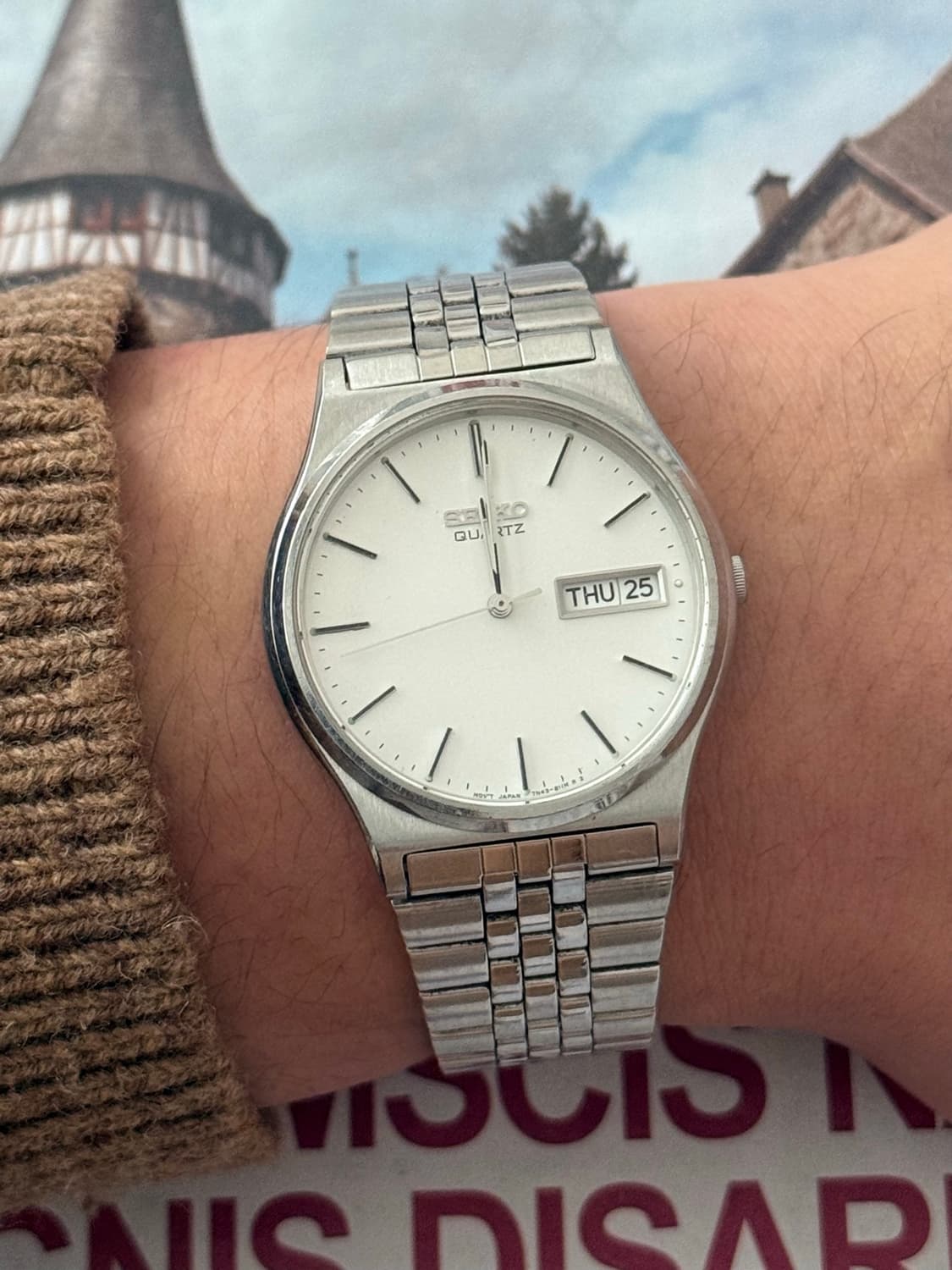 Seiko 세이코 쿼츠 3침 Day-Date 1992 상품이미지9