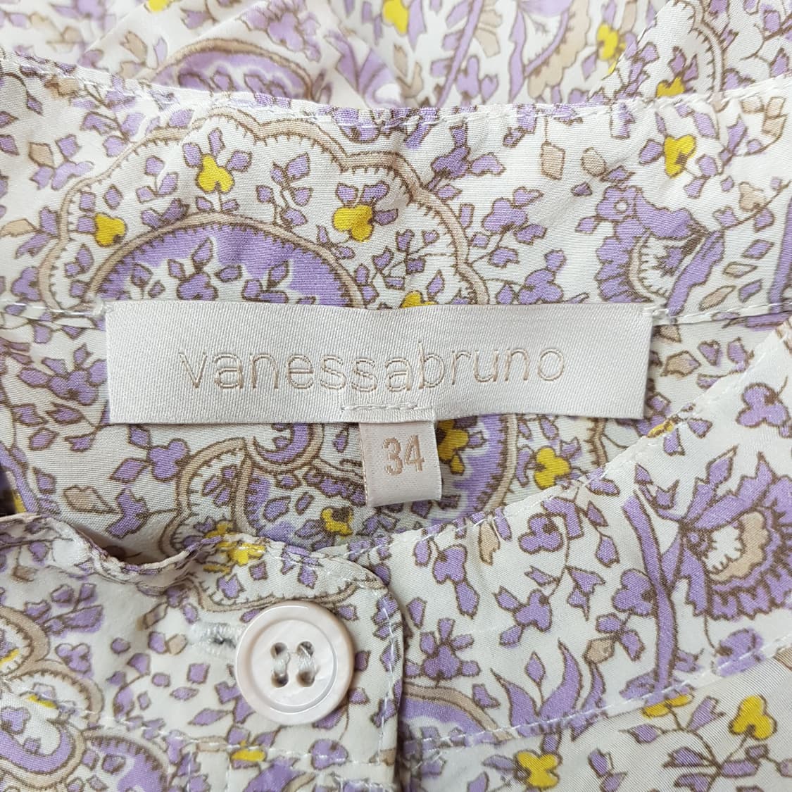 바네사브루노 2022 플로럴 페이즐리 벨티드 롱 원피스  34사이즈 상품이미지7