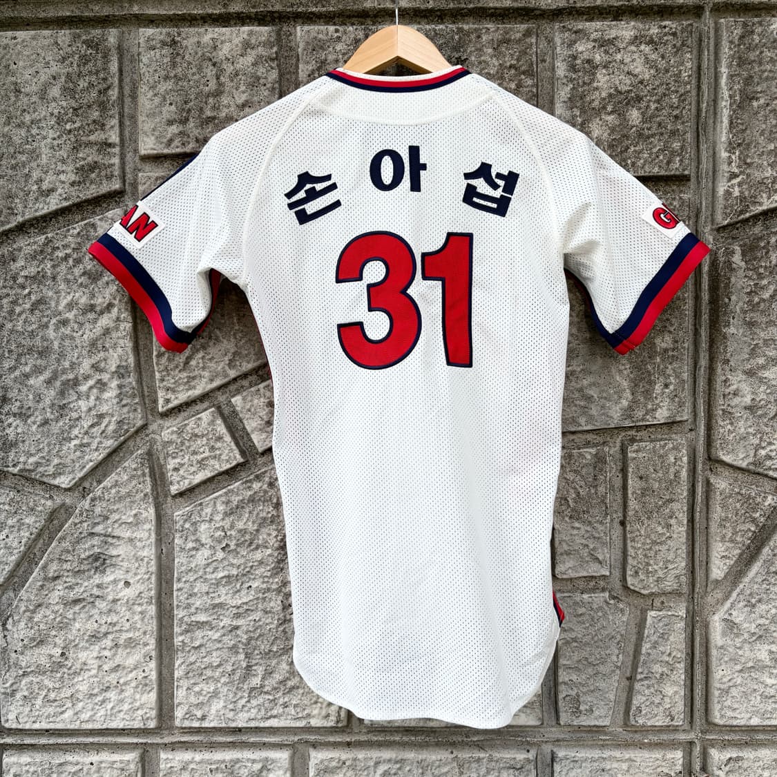 90) 롯데자이언츠 손아섭 31 올드스쿨 메쉬 홈 유니폼  상품이미지2