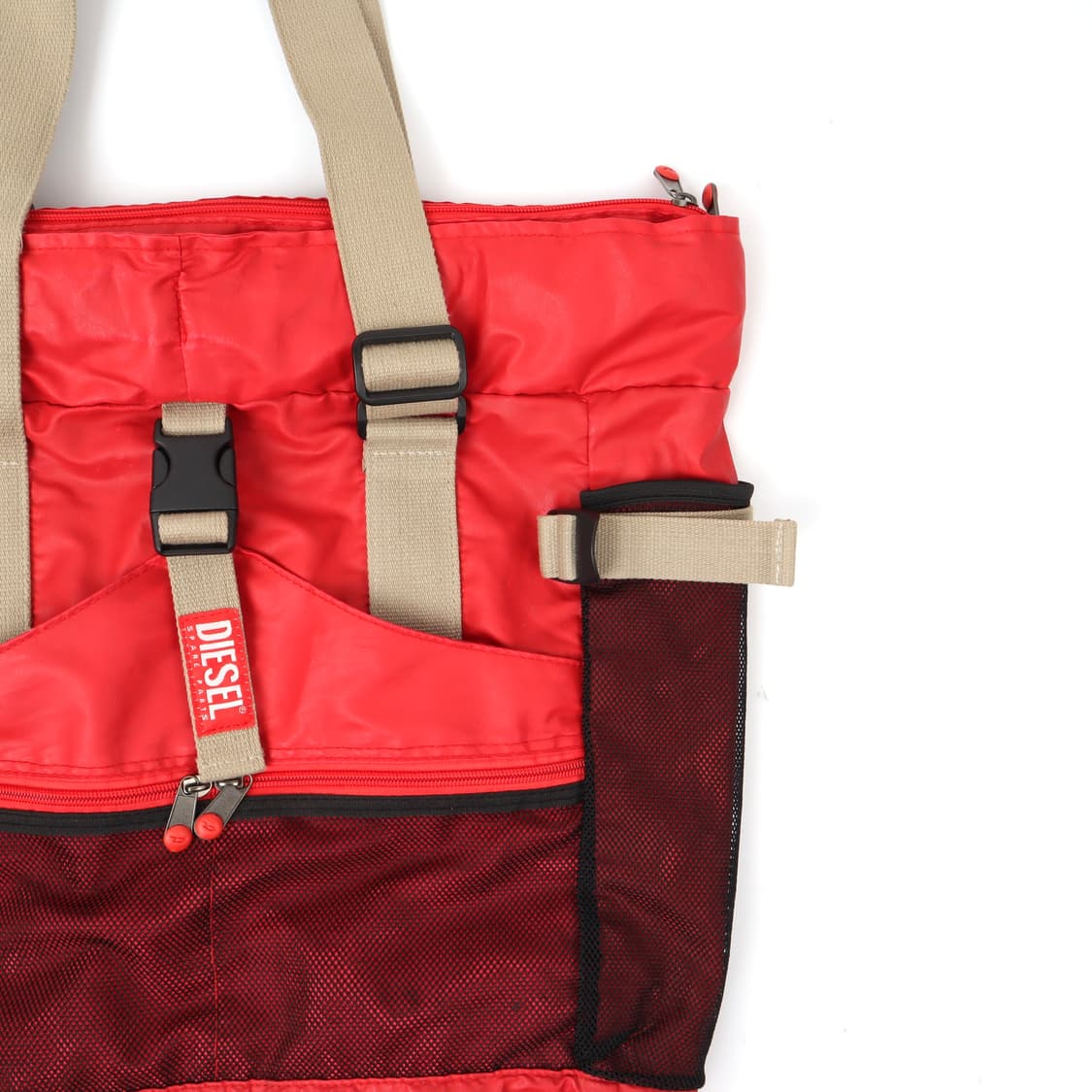 디젤 레드 2way 나일론 백 상품이미지3
