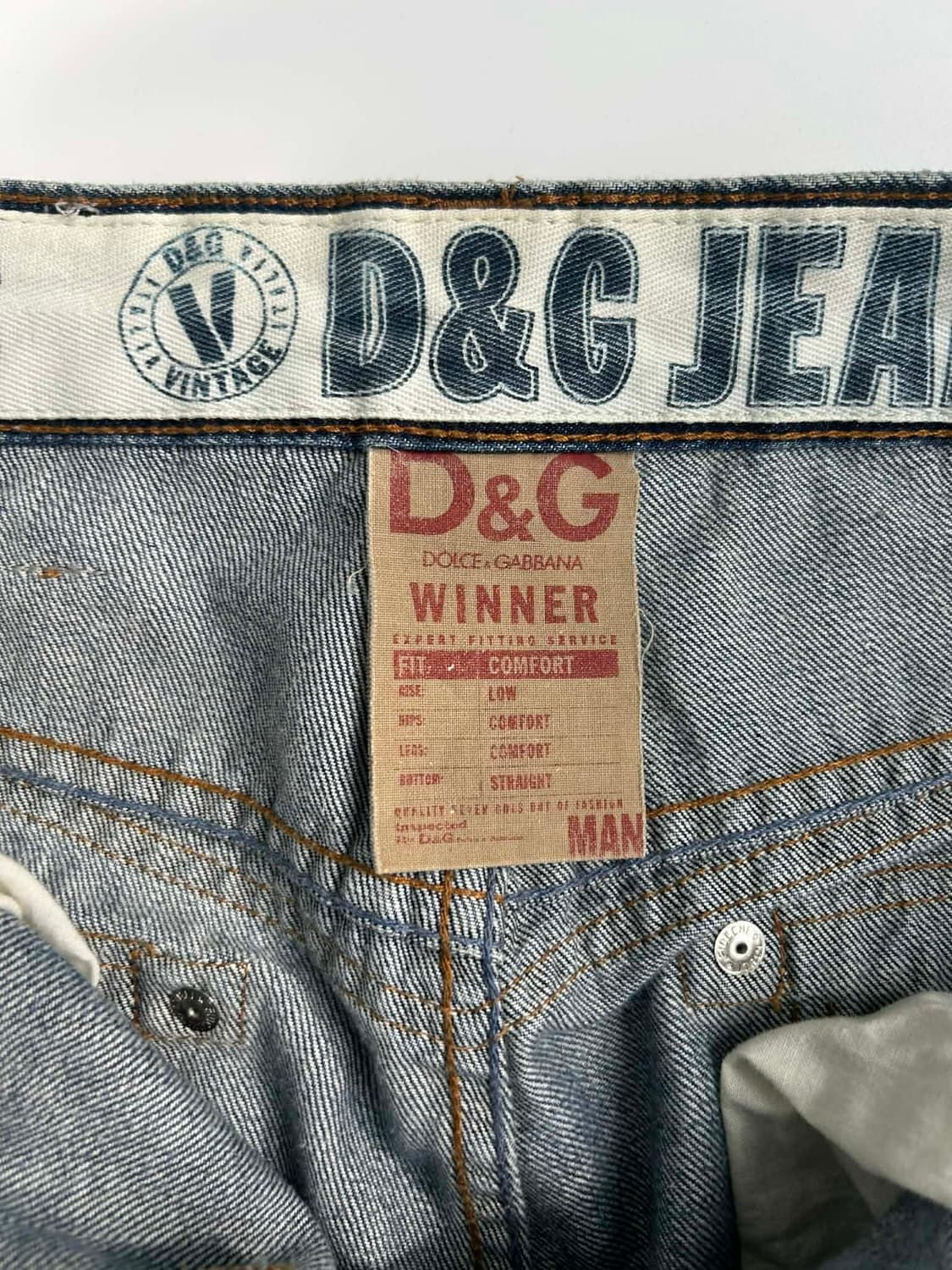 [32] D&G 돌체앤가바나 위너 스트레이츠 데님진 팬츠 상품이미지5