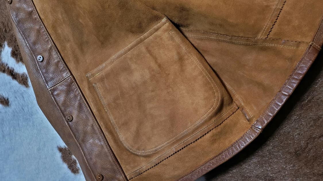 RRL 남성용 염소가죽 자켓(XL) 상품이미지9