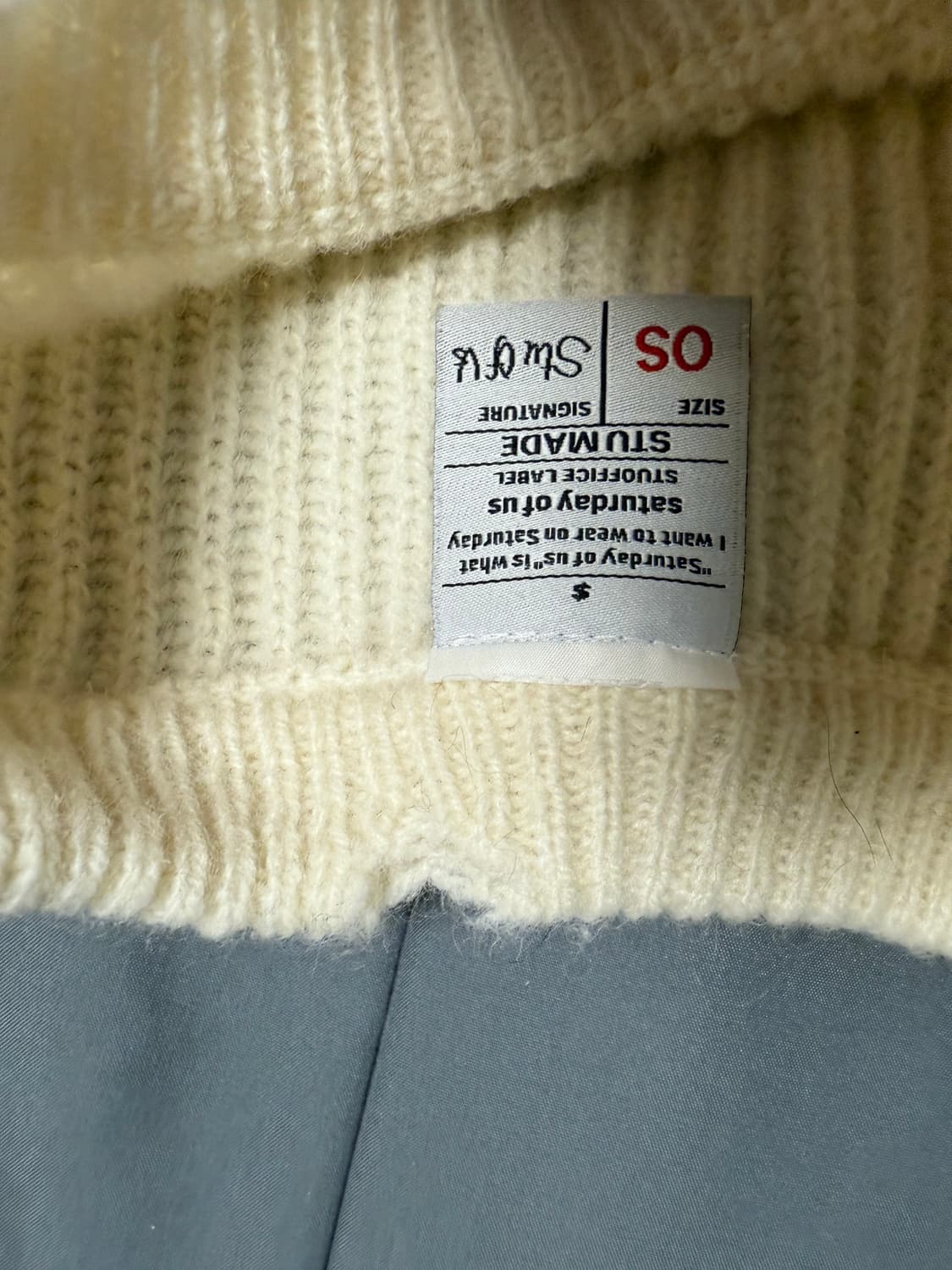 STU 디스트로이드 니트 크림 OS 상품이미지4