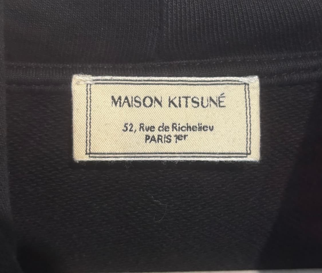 메종 키츠네 트리 컬러 폭스 패치 후드집업 상품이미지6